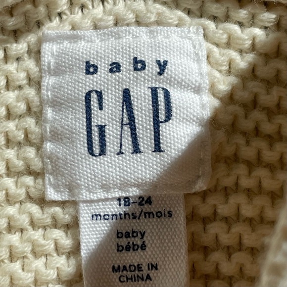 Baby Gap Bear Sweater Jacket - Picture 6 of 7